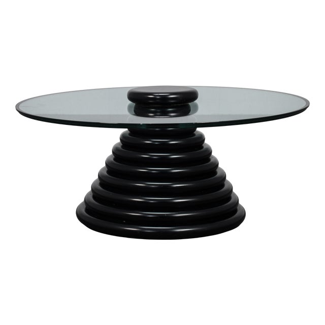 Italian Postmodern Sculptural Coffee Table, 1980s For Sale