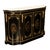 A splendid and extravagant 19th antique French ebonized and ormolu mounted marble top credenza sideboard cabinet, Napoleon...