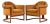 Harvey Probber Mid Century Walnut Barrel Lounge Chairs - Pair For Sale