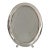 Elegant English Silver Plated Oval Photo Picture Frame 5 X 7" For Sale