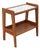 Side Table in Wood and Ceramic, France, 1950 For Sale