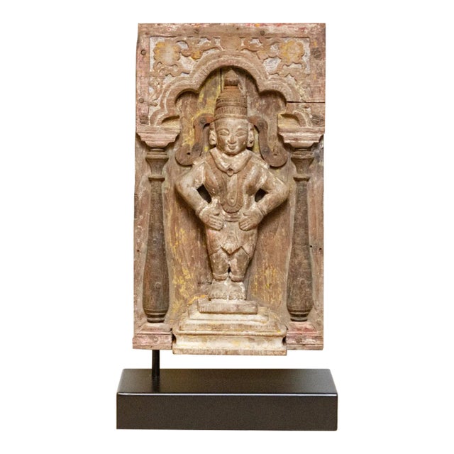 18th Century Carved Vishnu Temple Carving For Sale