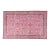 Vintage Anatolian Oushak Pink Rug For Sale