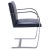 Modern Brno Flat-Bar Chair in Original Navy Leather For Sale - Image 3 of 6