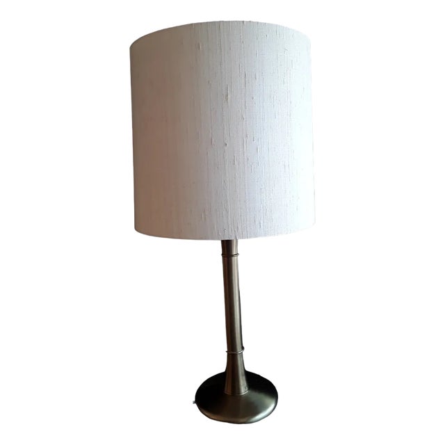 3-Flame Table Lamp with Gilt Metal Foot, 1970s For Sale