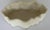 Stylish Revelation Modern Ivory Stone Ripple Cachepot, showroom floor sample