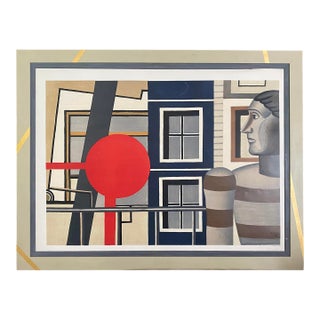 l'Homme Au Chandail by Fernand Leger Original Lithograph 1956 Mourlot Paris For Sale