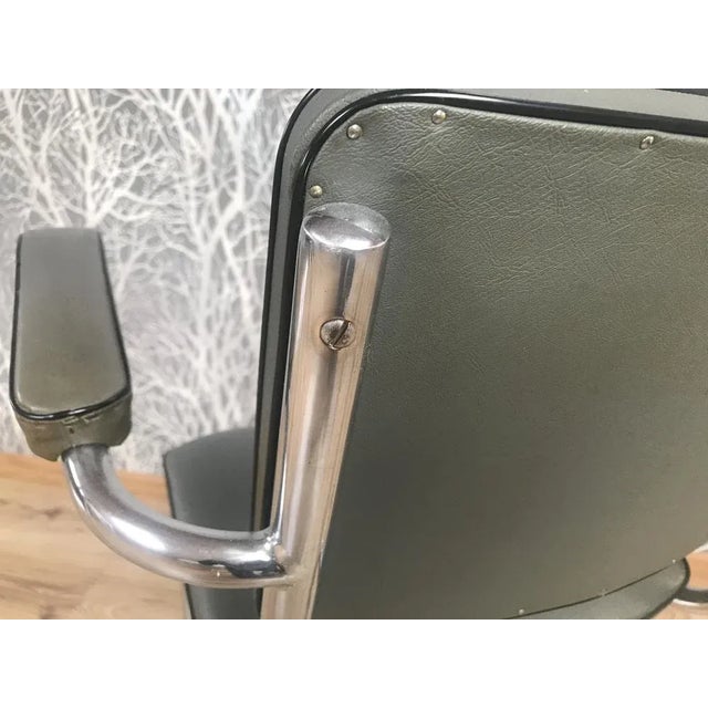 Wood Chrome Chair by Walter Knoll, 1950s For Sale - Image 7 of 14