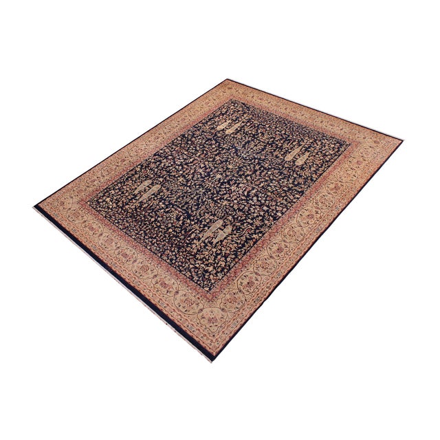 Designed with mesmerizing intricacy and gorgeous color palette, this hand-knotted masterpiece demonstrates the beauty and...