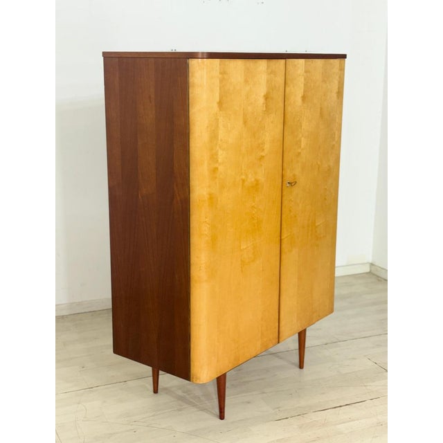 Stylish Mid-Century Wardrobe / 1960s Linen Closet / Vintage Wardrobe For Sale - Image 6 of 11
