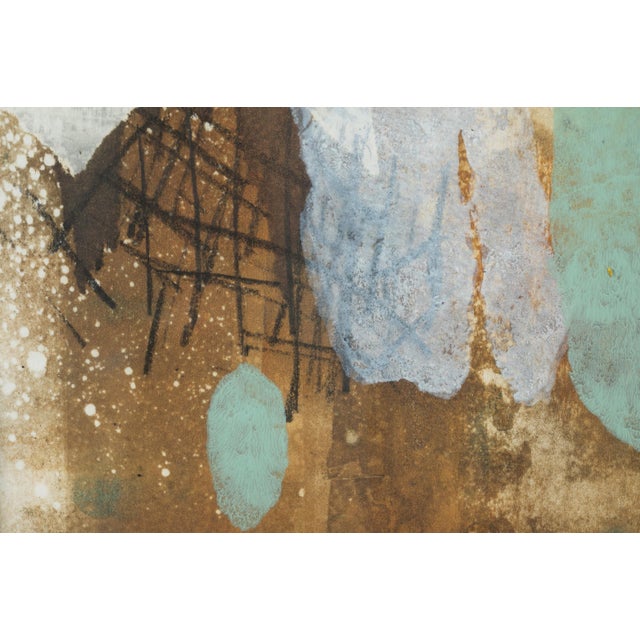 Dean Nimmer, Mixed Media Abstract Modernist Painting Dean Nimmer, 2000 For Sale - Image 4 of 5