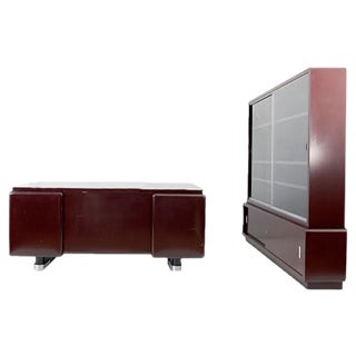 Desk & Bookcase from Ahrend De Cirkel, 1933, Set of 2 For Sale