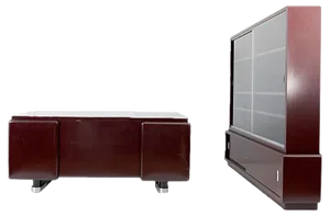 Desk & Bookcase from Ahrend De Cirkel, 1933, Set of 2
