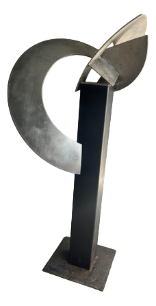 Abstract Steel Sculpture by Alexander Ketele