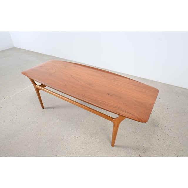 Mid-Century Modern Sculptural Danish Teak Coffee Table by Kurt Østervig for Jason Møbler For Sale - Image 3 of 13