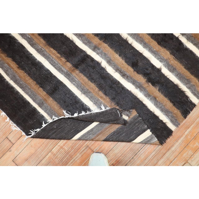 Mid 20th Century Accent Size Turkish Mohair Rug For Sale - Image 5 of 9