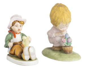 Porcelain Sculptures by Vista Alegre, Set of 2