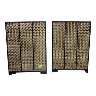 1960s Chinoiserie Carved Wood Twin Headboards - a Pair For Sale