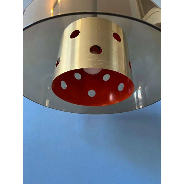 Mid-Century Space Age Pendant Lamp from Herda, 1970s For Sale - Image 9 of 11