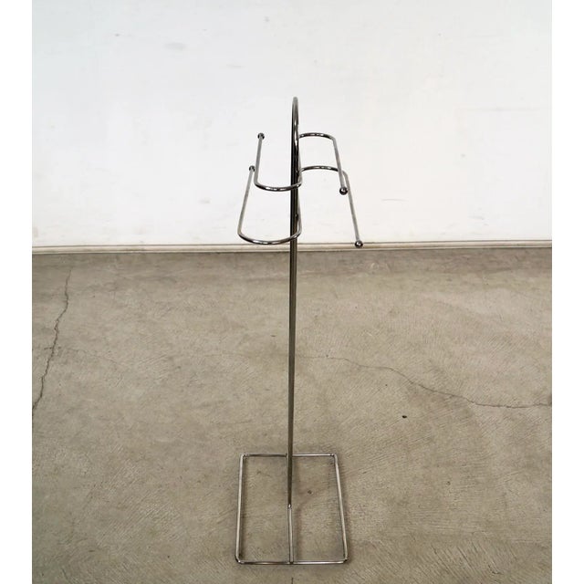Metal 1970’s Art Deco Chrome Valet / Rack For Sale - Image 7 of 12