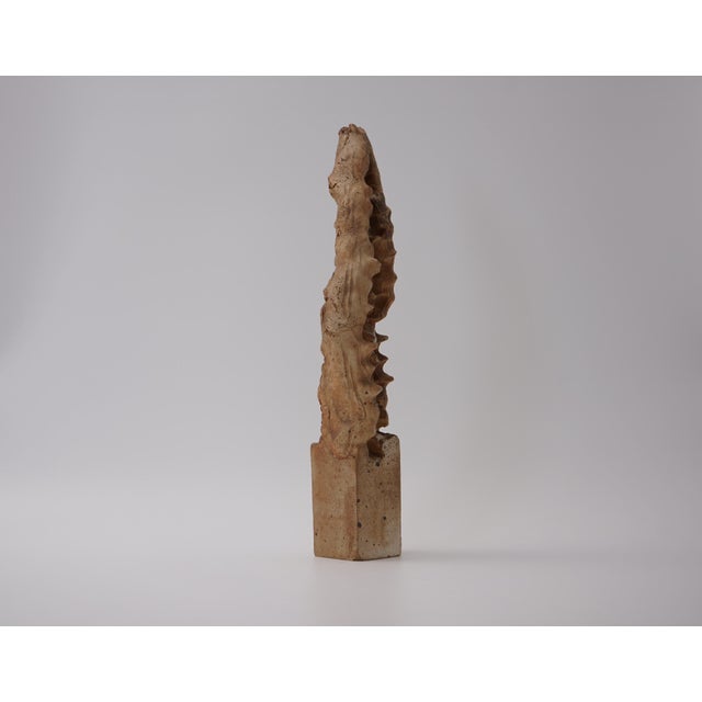 Mid-Century Modern Pedestal Sculpture by Rolf Simon Weidner, 1980s For Sale - Image 3 of 13