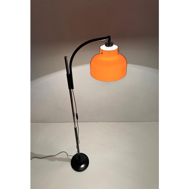 Metal Max Bill Floor Lamp by Miguel Milà for Polinax, Spain, 1960s For Sale - Image 7 of 11