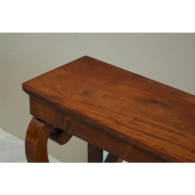 19th Century Empire Dutch Console Table with Integrated Mirror For Sale - Image 12 of 14
