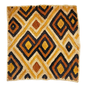 Kuba Tribal Raffia Grass Vintage Textile Fabric