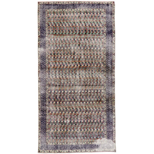 Vintage Turkish Sivas Rug, 04'09 X 09'04 For Sale - Image 10 of 10