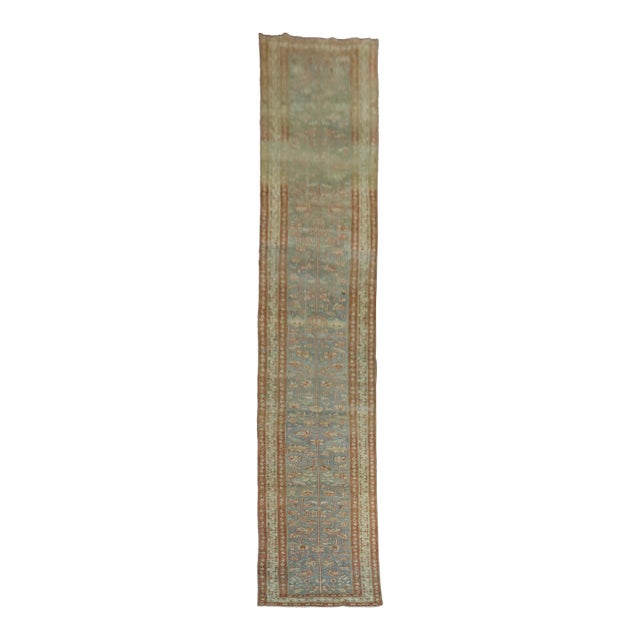 Blue Malayer Runner rug no.j1606 For Sale