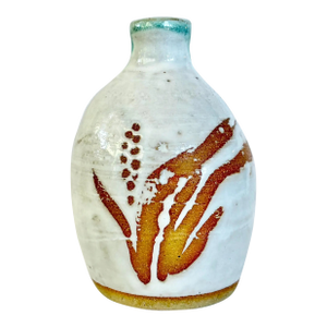 Vintage Sake Bottle Japanese Pottery – Bizen Style