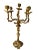 Early 20th Century French Gilt Brass Louis XV Style 5 Light Candelabra For Sale - Image 12 of 12