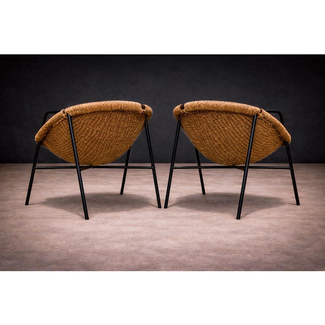 1950s Brazilian Mid-Century Modern Wicker Chair, Daniel R. Johnson, 1950s - Lot 459-585 For Sale - Image 5 of 11