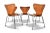 1950s Set of 5 Model 3107 Arne Jacobsen Series 7 Stackable Teak Dining Chairs For Sale - Image 9 of 11