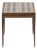 Lala Walnut Bronze Metal Side Table by Reda Amalou Design For Sale