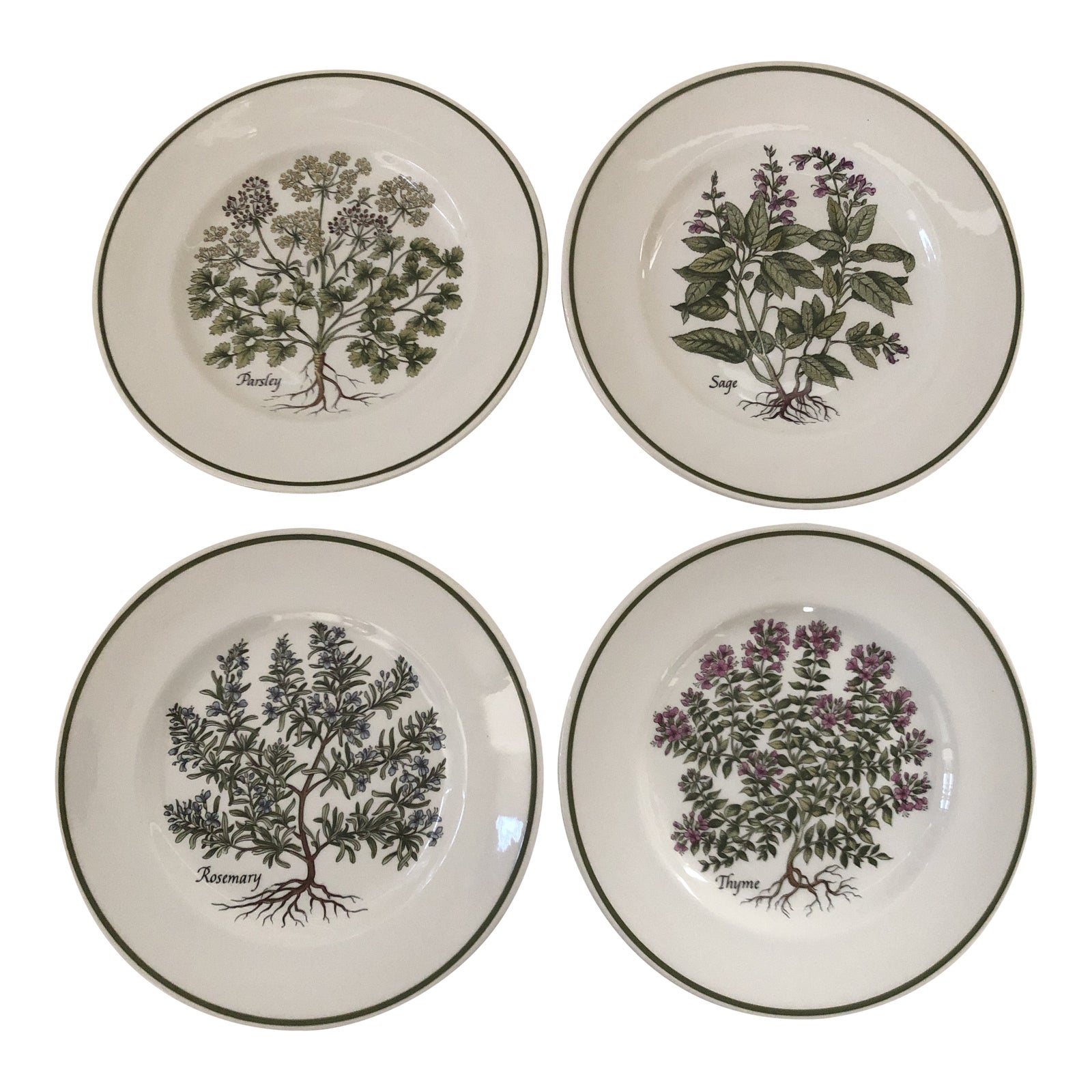 Tiffany & Co. “Herbs” Plates by Johnson Brothers Set of 4 Chairish