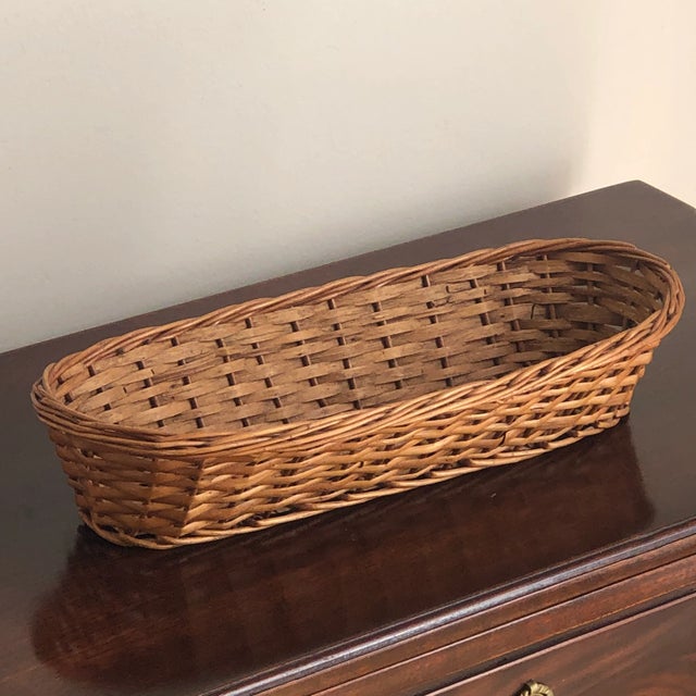 Mid-20th Century French Bread Proofing Basket For Sale - Image 9 of 12