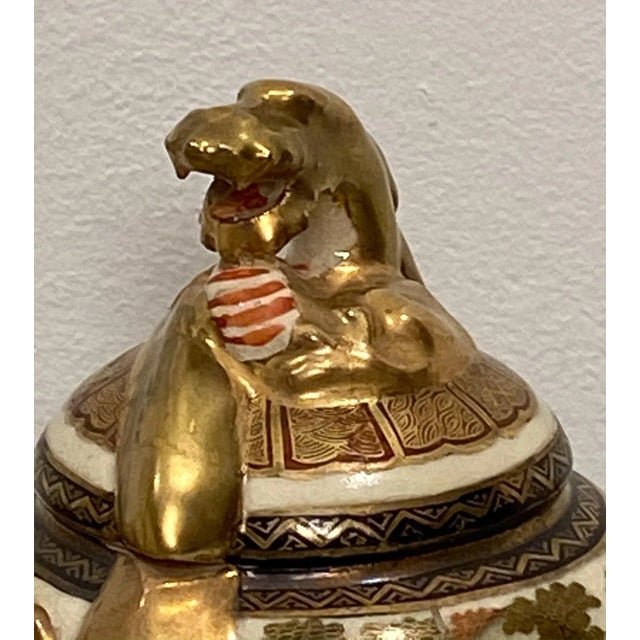 Circa 1880 Satsuma Tea Set, Japan For Sale - Image 10 of 11