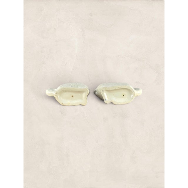 Antique English Ceramic Staffordshire Mantle Dogs For Sale - Image 4 of 7