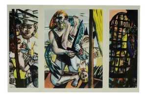 Max Beckmann, Perseus Triptych, 1947, Offset Lithograph