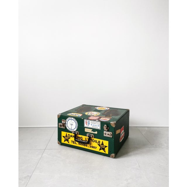 Vintage Belgian Trunk, 1960s For Sale - Image 10 of 10