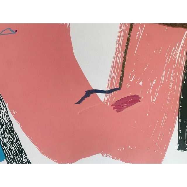 Kinga Wojciechowska, Pink Portrait, Linocut, 2023 For Sale - Image 4 of 5