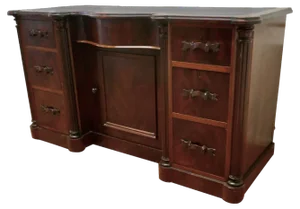 Arts & Crafts Walnut Writing Desk, 1880