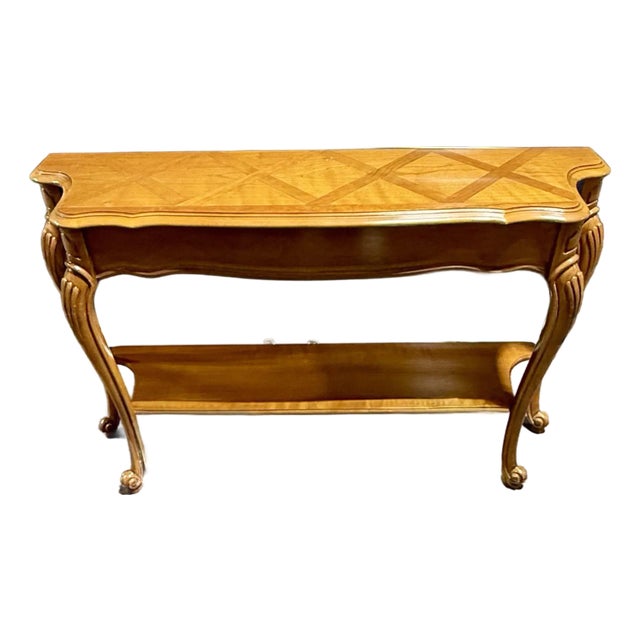 Louis XV French Provincial Console Table For Sale