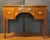 Circa 1780 George III Brandy Board or Small Sideboard, English. Mahogany & mahogany veneers with superb shell scrolled...