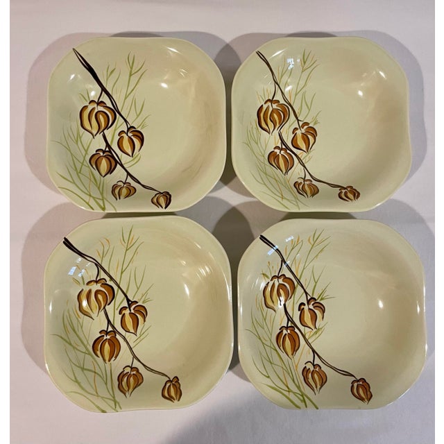 Red Wing Pottery Mid-Century Red Wing Pottery Dishes in Lantern Pattern - Set of 23 For Sale - Image 4 of 12