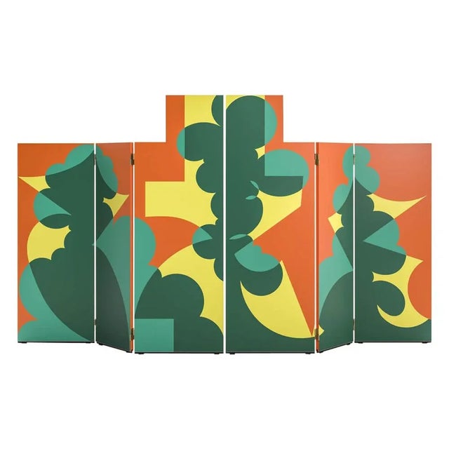 Paravento Balla Room Dividers by Giacomo Balla for Cassina, Set of 2 For Sale - Image 6 of 6