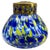 Glass Pique Fleurs Vase in Multicolor Decor with Grille, 1930s For Sale - Image 7 of 7