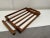 Mid 20th Century Mid Century Modern Open Slat Solid Oak Wood Double Handled Tray For Sale - Image 5 of 12