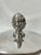 Metal Vintage Silverplate Ice Bucket With Glass Liner – English Silver Mfg. Corp. For Sale - Image 7 of 12